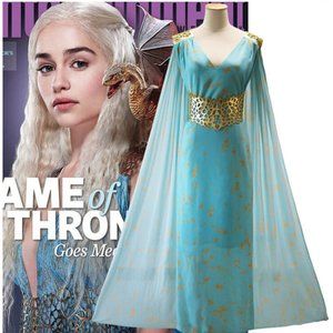 Game of Thrones Cosplay Daenerys Targaryen Costume Cloak Halloween large